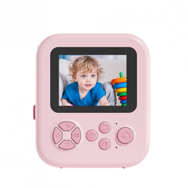 Aparat instant cu imprimantă termică Unicorn Roz