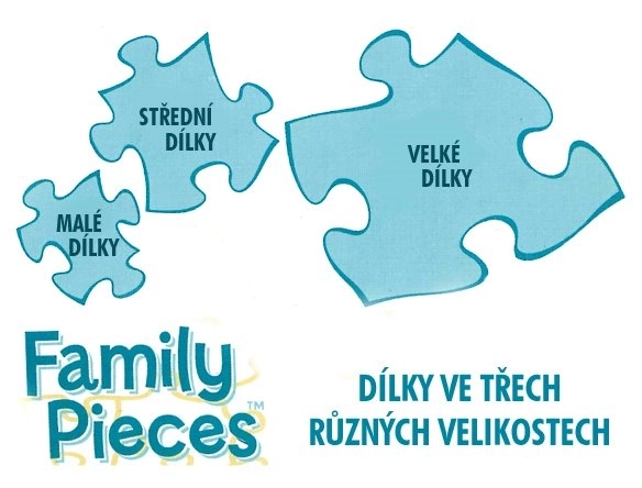 puzzle de familie Cobble Hill înghețată 350 de piese