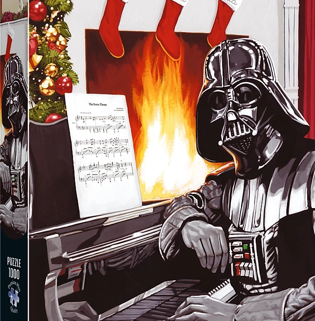 Puzzle Trefl Star Wars: Crăciun cu Darth Vader 1000 piese