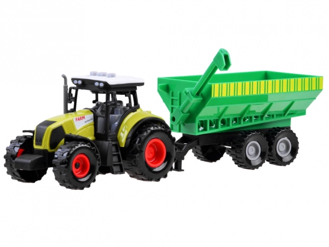 Set 3 x Tractor cu remorcă pentru fermier