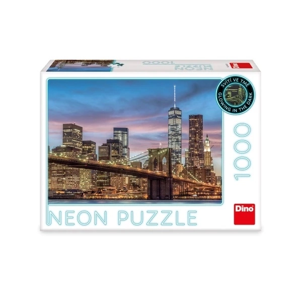 Puzzle fluorescent Dino New York 1000 piese