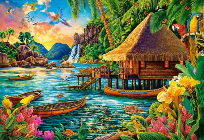 Puzzle insula tropicală 1000 piese