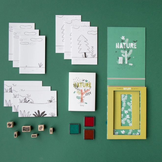 Set de ștampile Calm Stamps Nature de la Londji