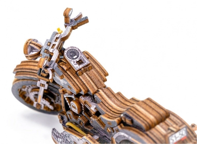 Puzzle 3d lemn motocicletă cruiser ediție limitată
