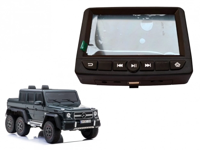 Panou LCD MP4 pentru mașină electrică Mercedes G63