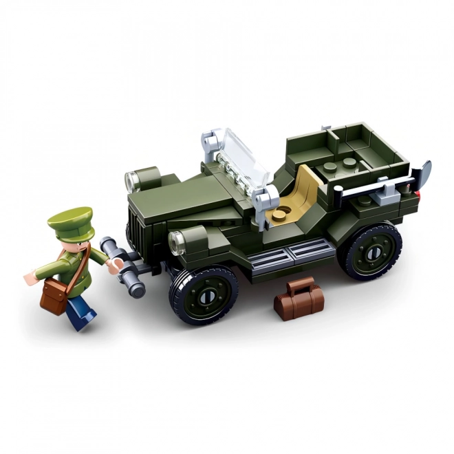 Sluban WWII vehicul teren sovietic GAZ 67