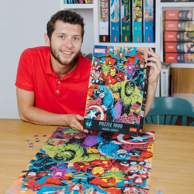 Puzzle 1000 piese Marvel Heroes