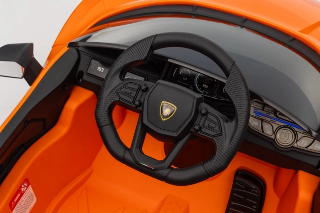 Mașină electrică pentru copii Lamborghini Revuelto portocalie