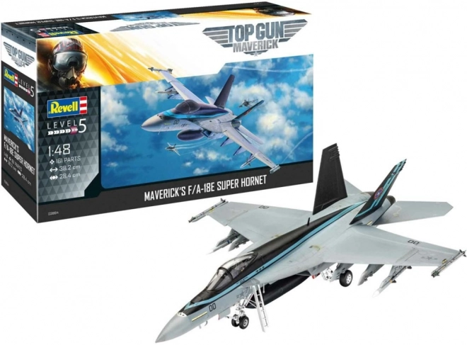 Model plastic F/A-18E Super Hornet Top Gun