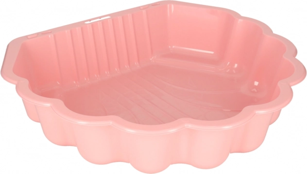 piscină și cutie cu nisip în același timp, roz
