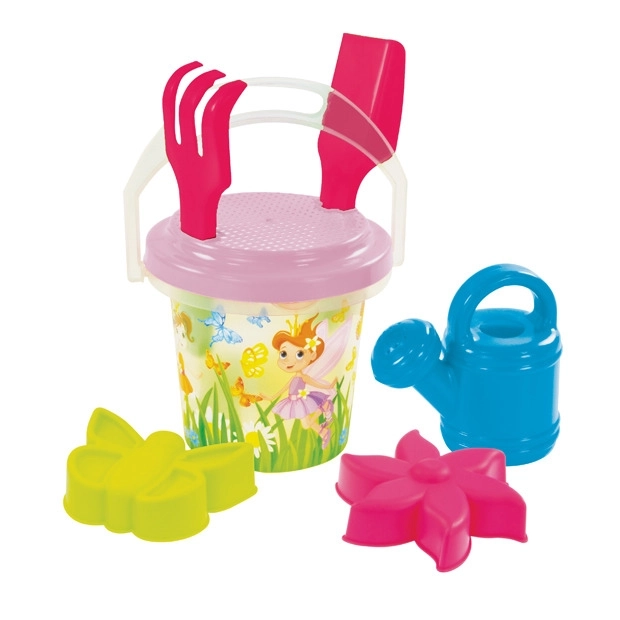 Set nisip transparent cu stropitoare