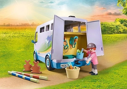 Set figurine Cai 71493 Instruire mobilă de echitație