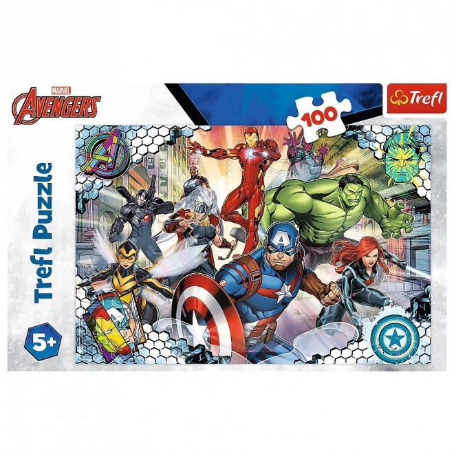 Puzzle cu 100 de piese Faimoșii Avengers