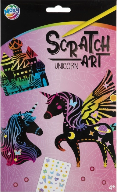 Set creativ Animăluțe de zgâriat UNICORN