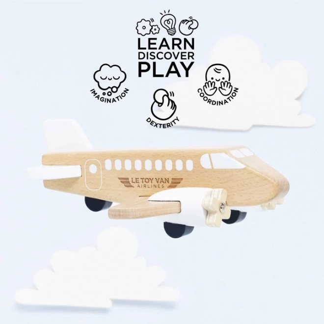 Avion din lemn Le Toy Van