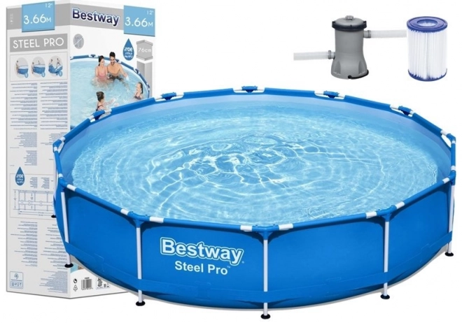Set cadru pentru piscină grădină Bestway 366 x 76 cm 56681