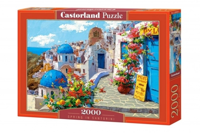 Puzzle Primăvara în Santorini 2000 piese