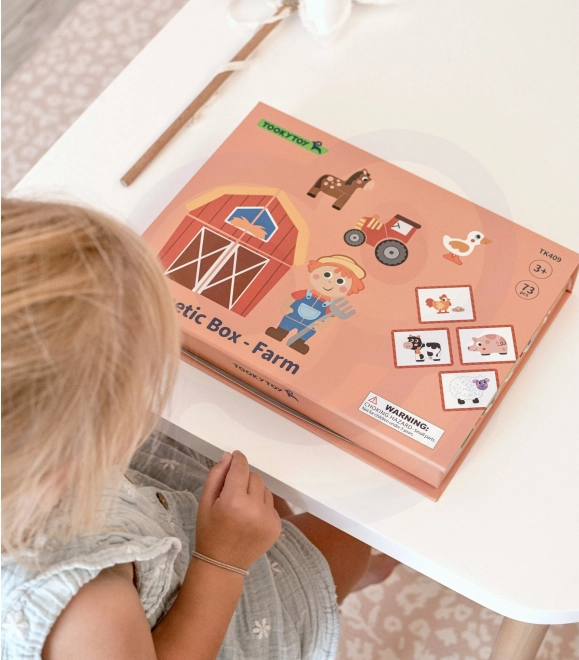 Puzzle Magnetic de Fermă Tooky Toy