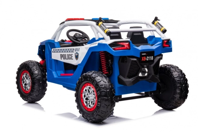 Mașinuță de poliție pentru copii cu acumulator 4x4 Buggy XB-2118