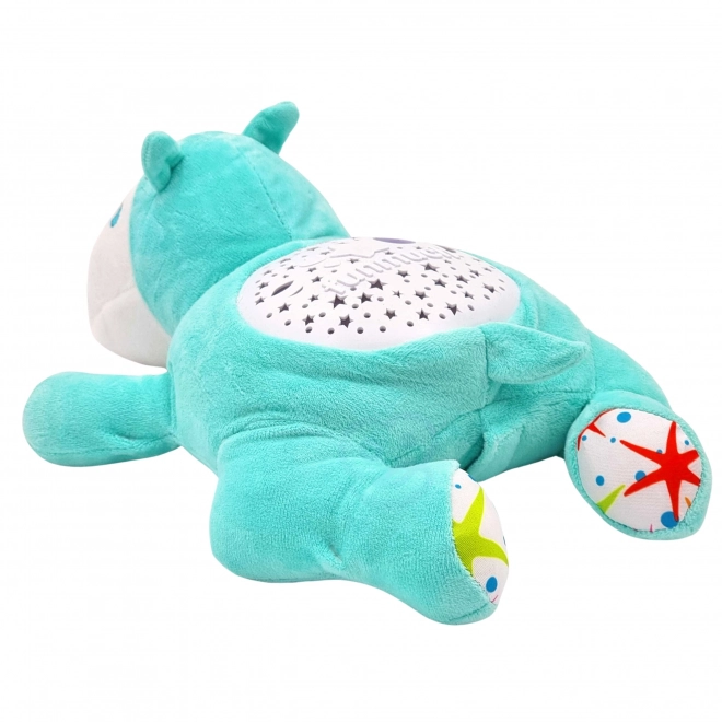 Hipopotam distractor și proiectoare 2 în 1 WOOPIE BABY