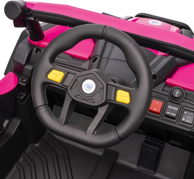 Automobil electric pentru copii Buggy Madman UTV-MX roz