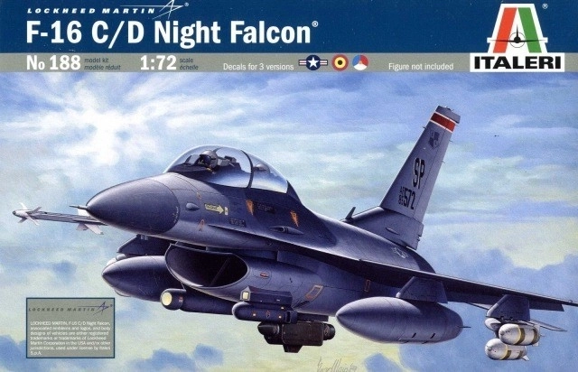 Model avion F-16 C/D Night Falcon
