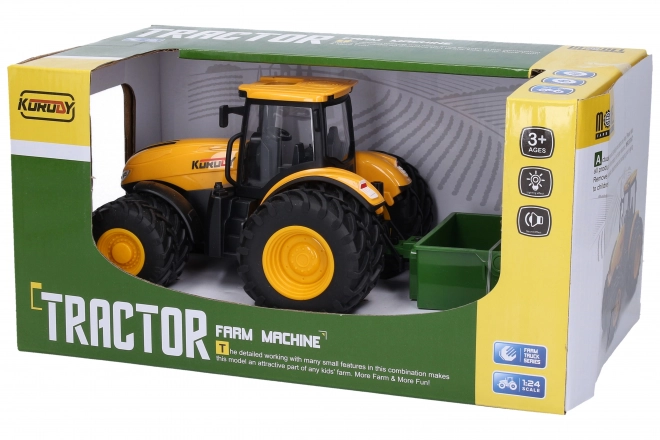 Tractor cu accesorii și efecte