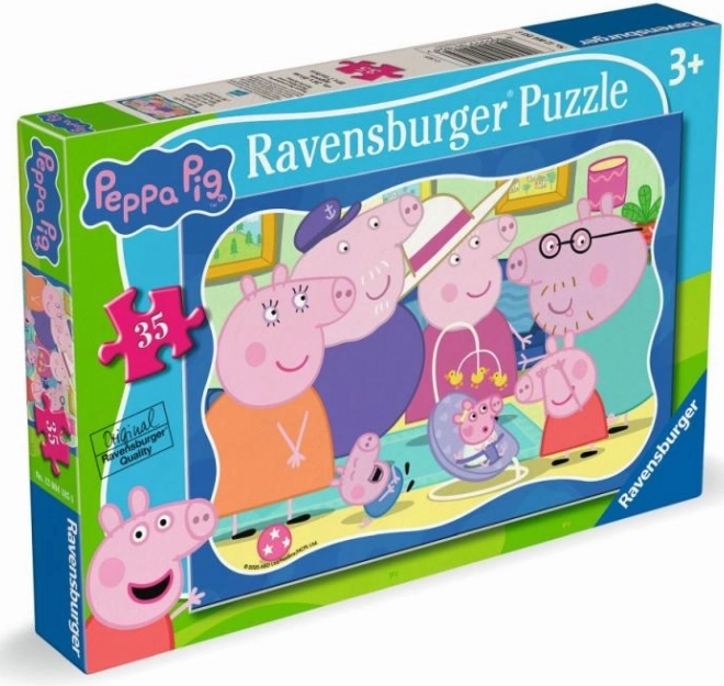 Puzzle Peppa Purcelușa 35 piese