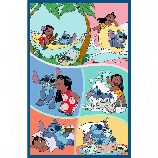 Puzzle 3x80 Lumea lui Stitch