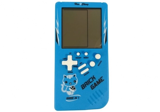 Joc electronic Tetris de culoare albastră