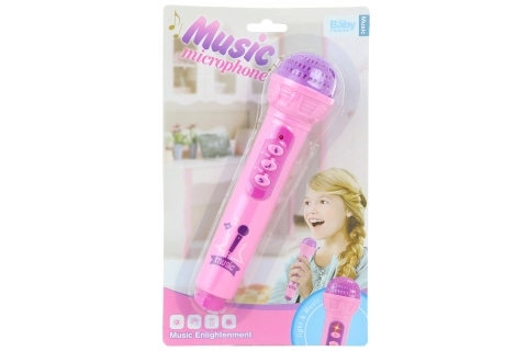 Microfon roz pe baterii