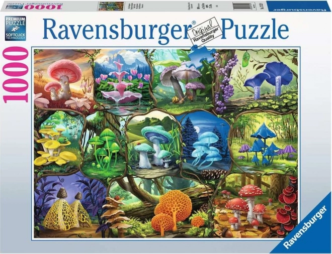 Puzzle RAVENSBURGER Frumoase ciuperci 1000 piese