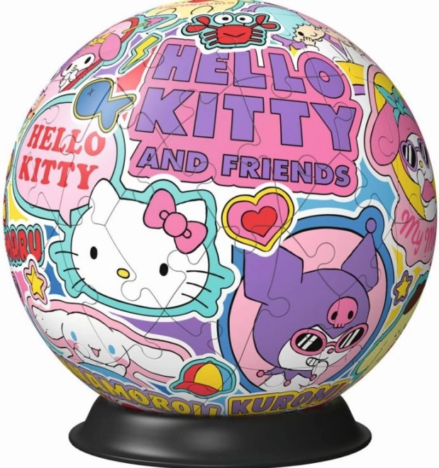 Puzzle 3D sferă Hello Kitty EasyClick