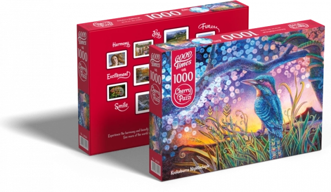 Puzzle 1000 piese cu pasărea Ledňáček de la Cherry Pazzi