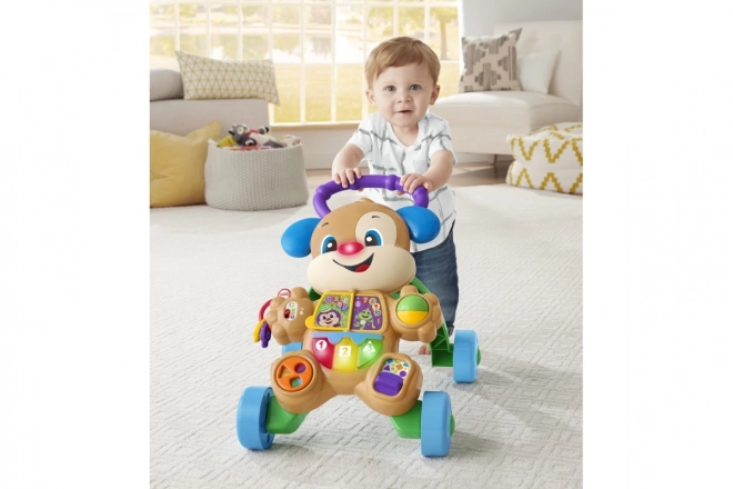 Fisher-Price Râde și învață - Cățeluș de mers