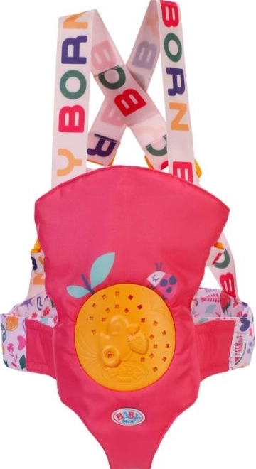 Marsupiu BABY born cu ornamente