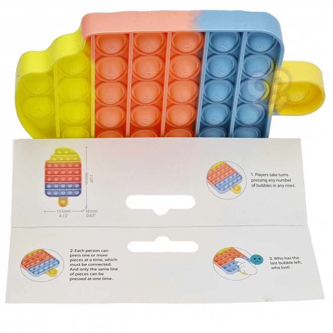 Jucărie senzorială anti-stres Push Bubble Pop It înghețată