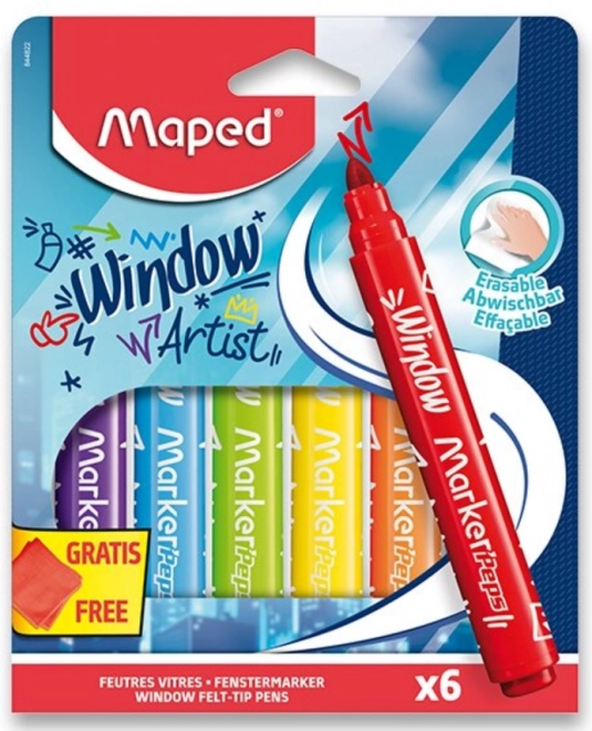 Markere ferestre colorate Maped