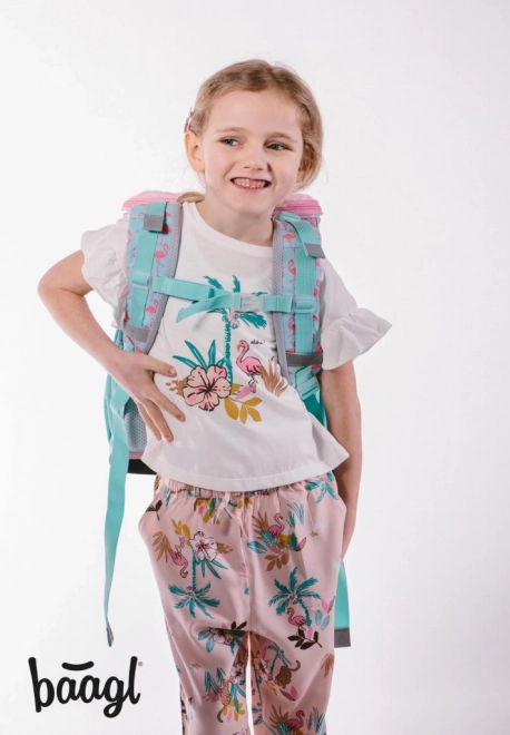 Set școlar Baagl Zippy Flamingo