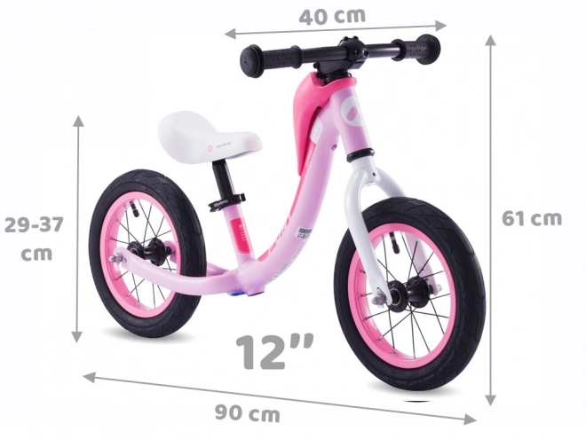 Bicicletă de echilibru RoyalBaby Pony Sprint pentru copii – roz