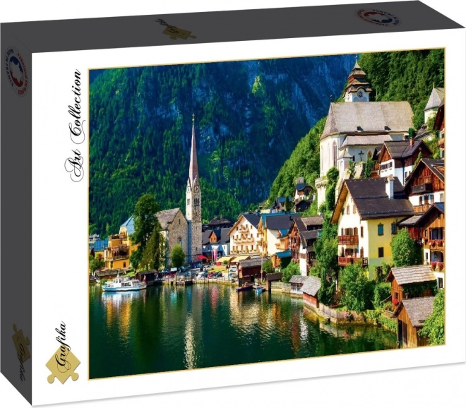 Puzzle Grafika Hallstatt Austria 1000 Piese
