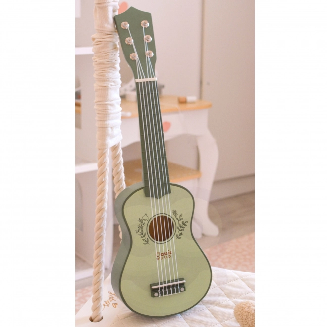 Chitară din lemn vintage pentru copii 3+ Classic World