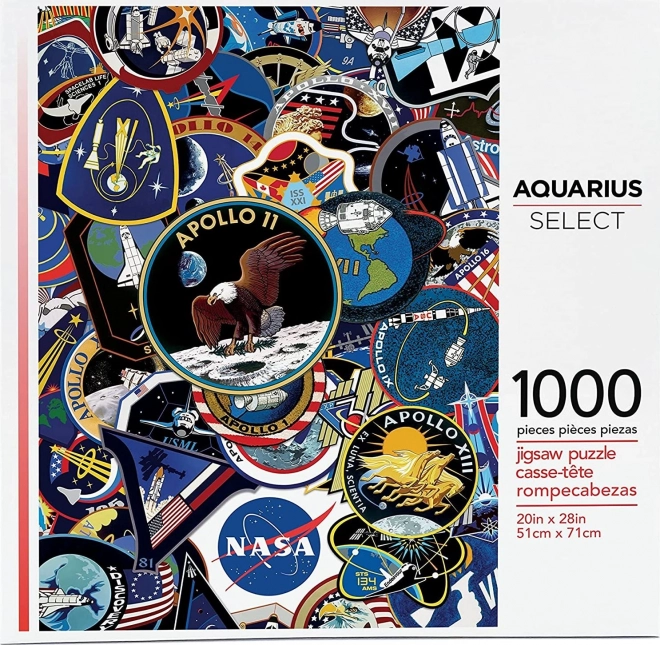 Puzzle AQUARIUS NASA Embleme Misiuni 1000 Piese
