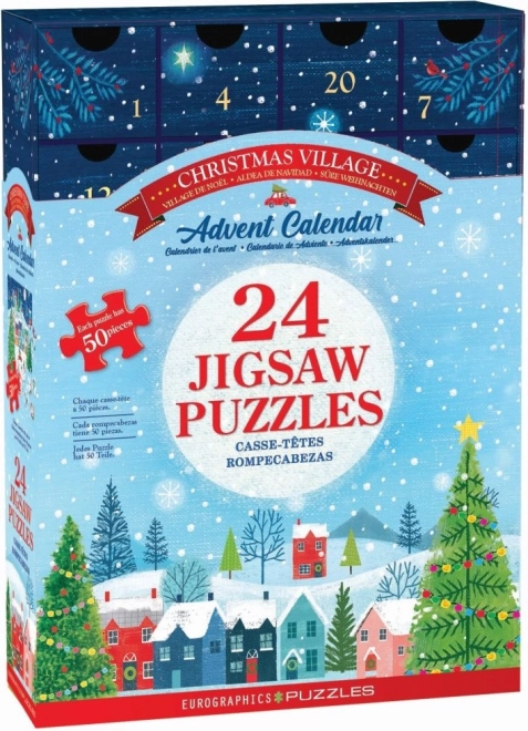 Calendar de Advent Puzzle: Satul de Crăciun