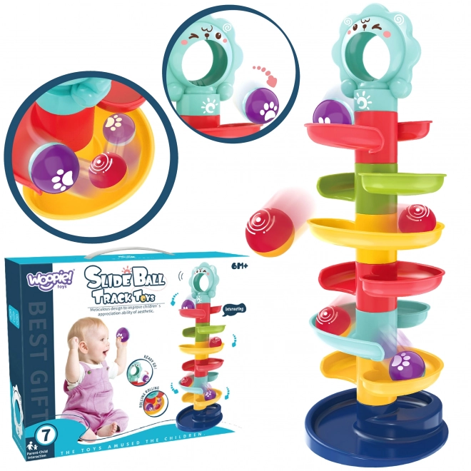 Turn de joacă spiral WOOPIE pentru bebeluși