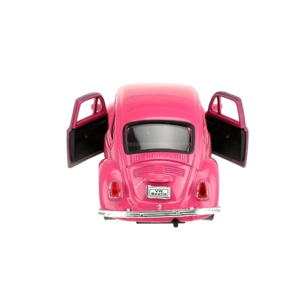 Mașinuță Welly Volkswagen Beetle retro din plastic, diverse culori