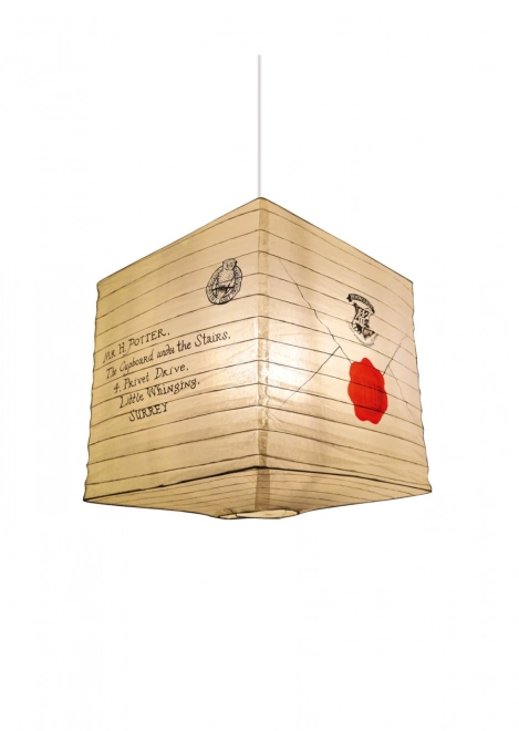 Lampă de hârtie Harry Potter - Scrisoare