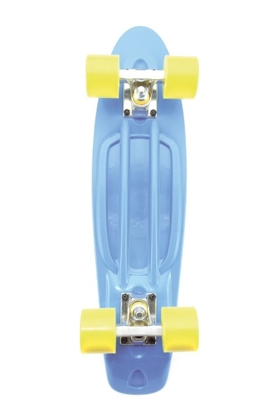 Skateboard Pennyboard 60cm – Albastru, roți galbene