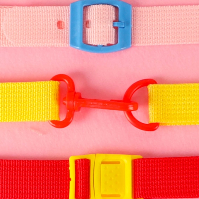 Rucsac senzorial Montessori roz pentru copii