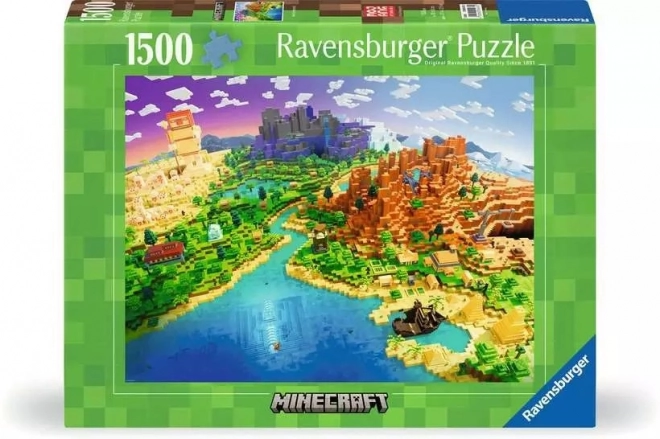 Puzzle Lumea Minecraft 1500 piese